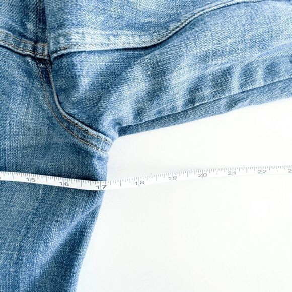 J Crew Womens Denim Jacket Button Front Long Sleeve Blue Wash XS - Picture 4 of 7